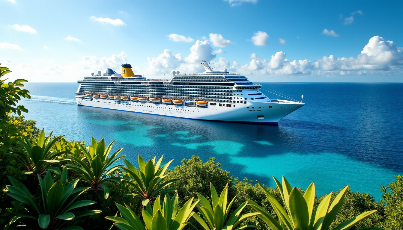 Illustration : 8 jours pointe-à-pitre pension complète, accès aux piscines — présentation de costa croisières : une flotte moderne au service de la "dolce vita"