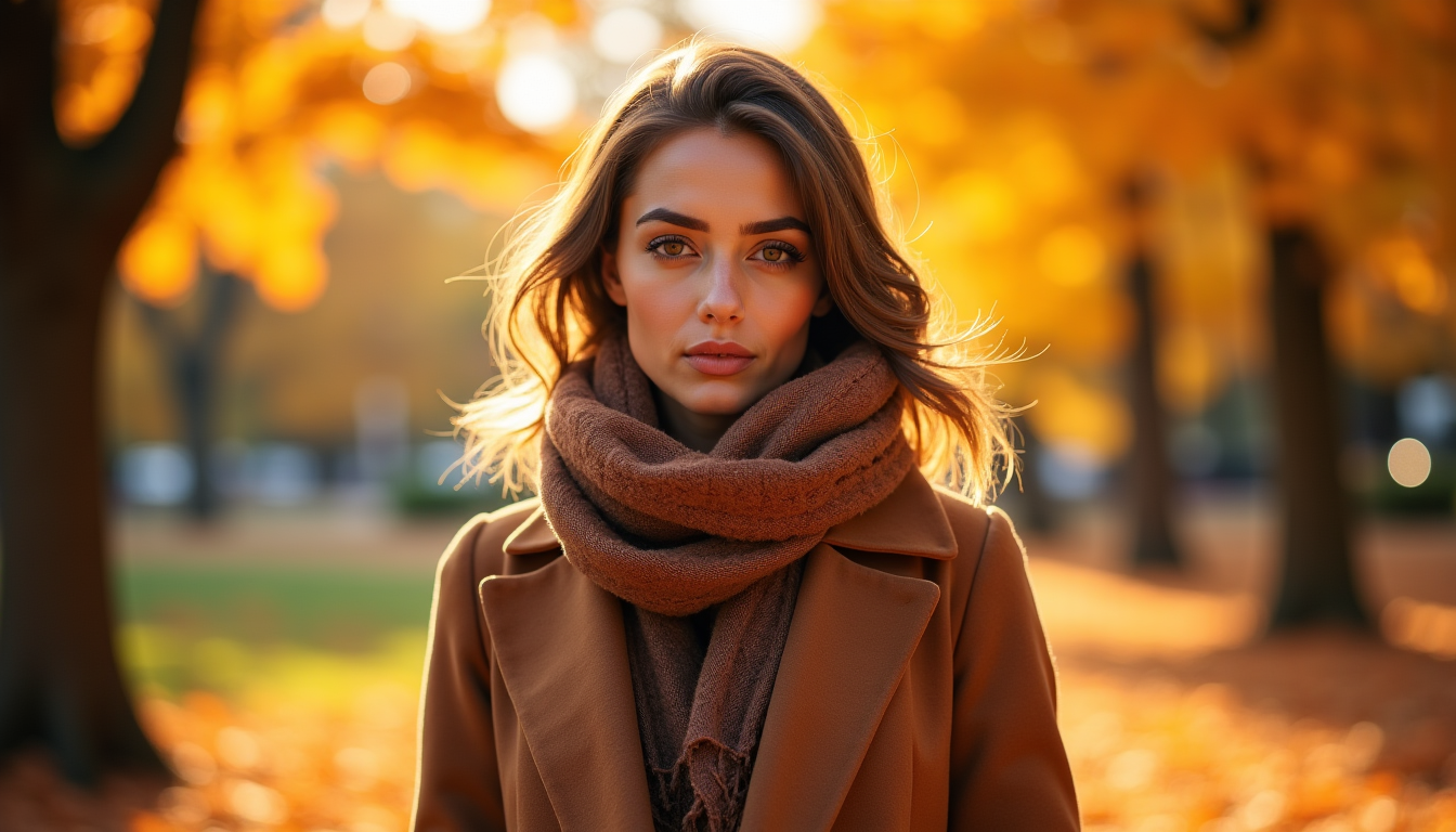 Illustration : chaque silhouette est unique, et l'écharpe peut devenir — écharpe porter pour sublimer sa silhouette cet automne ?