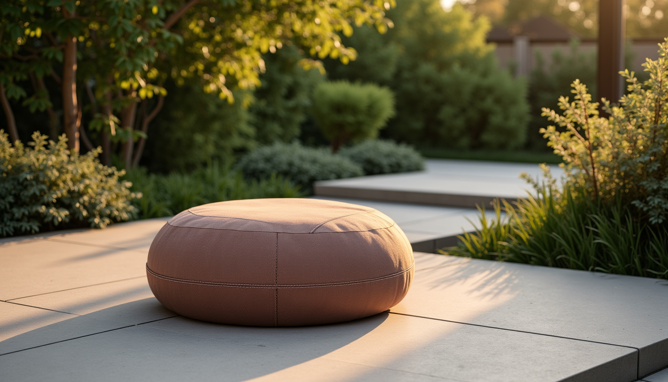 pouf extérieur design : les modèles les plus stylés en 2026 — ces matériaux sont sélectionnés non seulement pour leur
