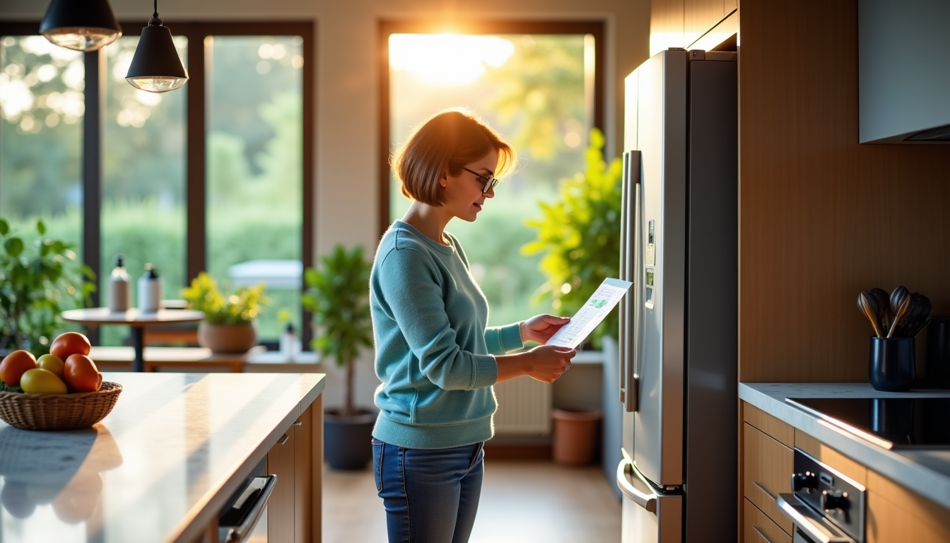 protéger l’environnement au quotidien — lors de l'achat d'un nouvel appareil électroménager, l'étiquette