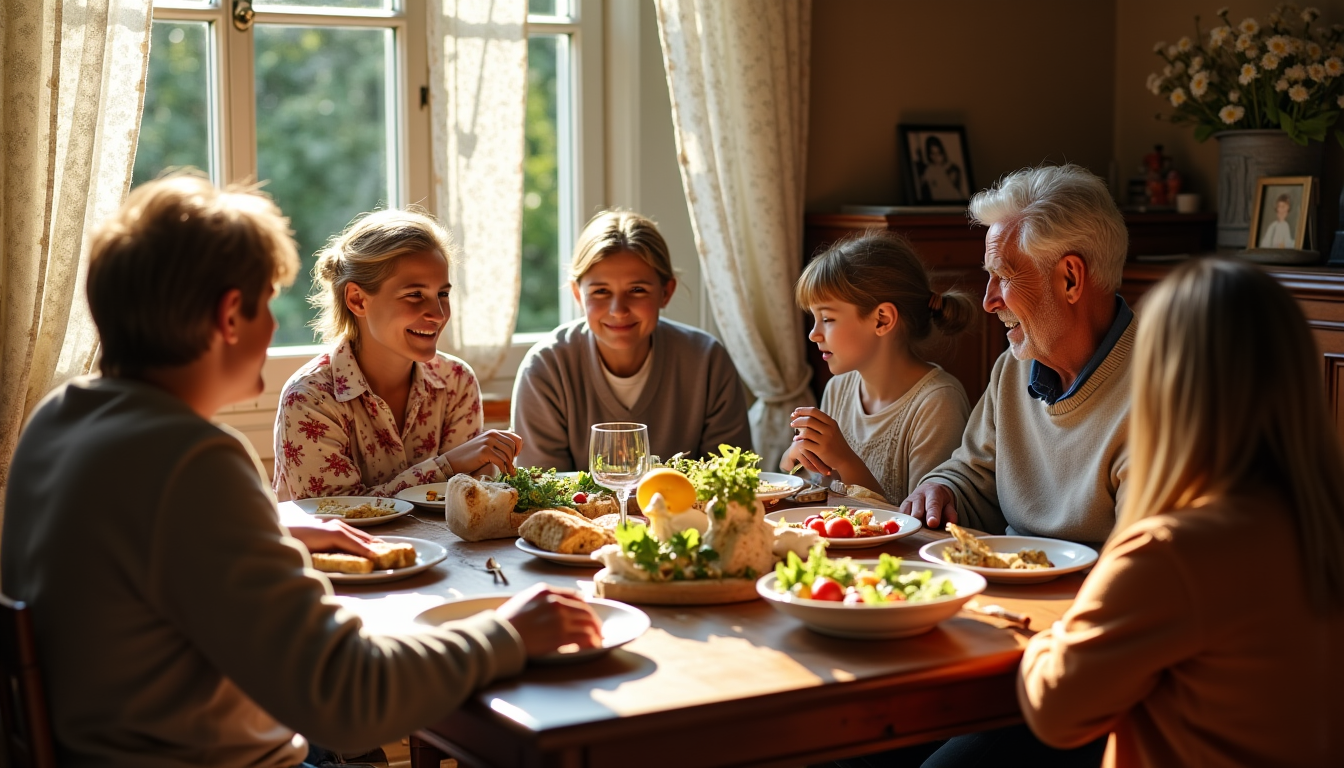découvrir la culture française — papilles. les repas conviviaux : moments privilégiés pour