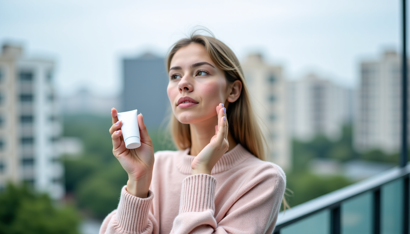 améliorer son apparence facilement — l'application d'un écran solaire, même par temps couvert,