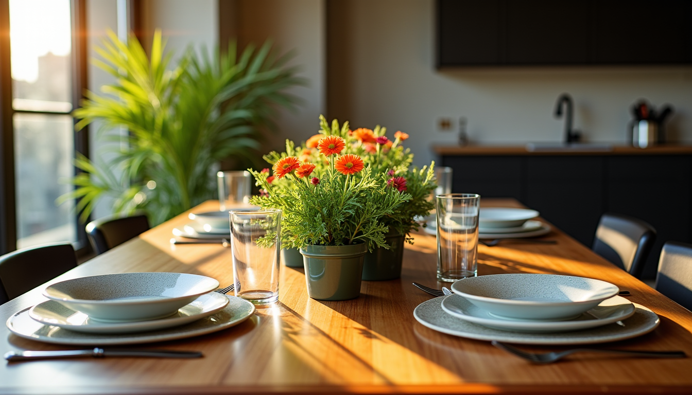 décorer sa table à manger ? — les ici. cette approche permet d'intégrer des éléments