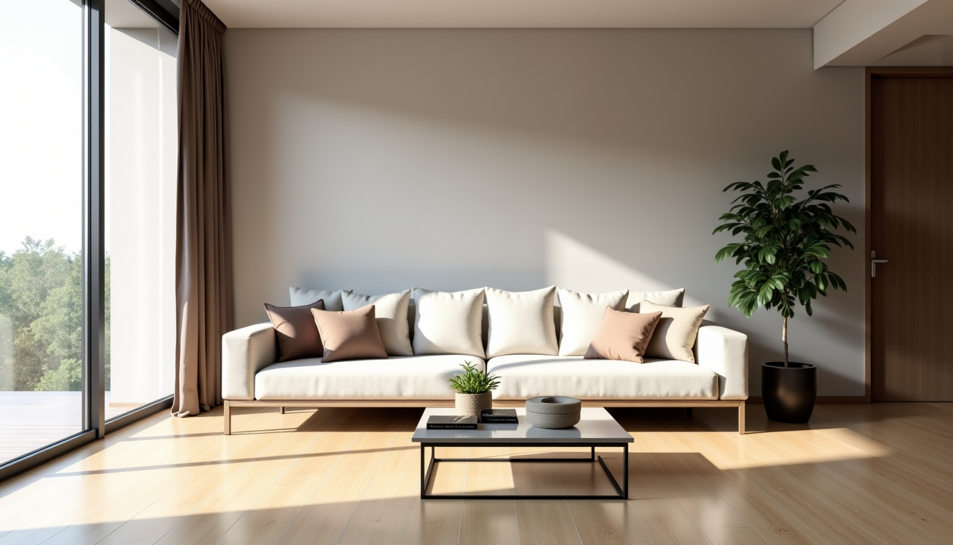 construire un style décoratif qui traverse le temps — l'utilisation de couleurs neutres sur les grandes surfaces