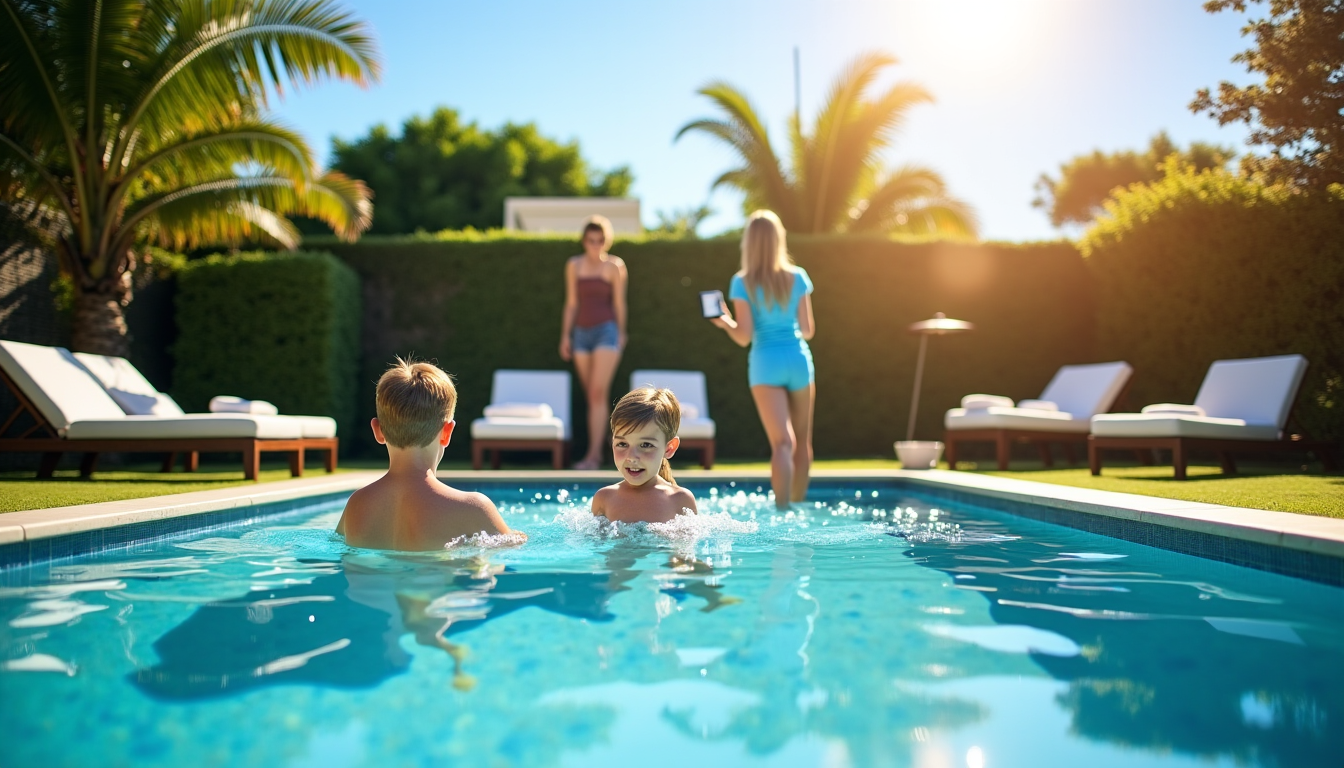 Illustration : . une analyse régulière de l'eau est nécessaire — éléments à considérer avant d’intégrer une piscine dans son projet