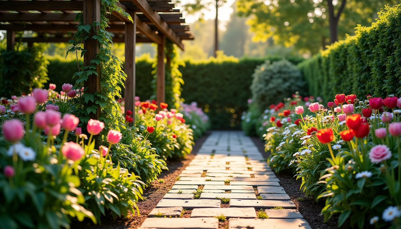 jardin : structurer un espace extérieur fonctionnel et harmonieux — variés comme des allées, des massifs ou des