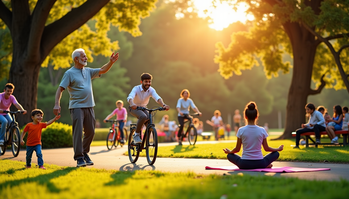 Illustration : il est également bénéfique d'adapter les activités à — l’importance de varier ses activités pour un équilibre global