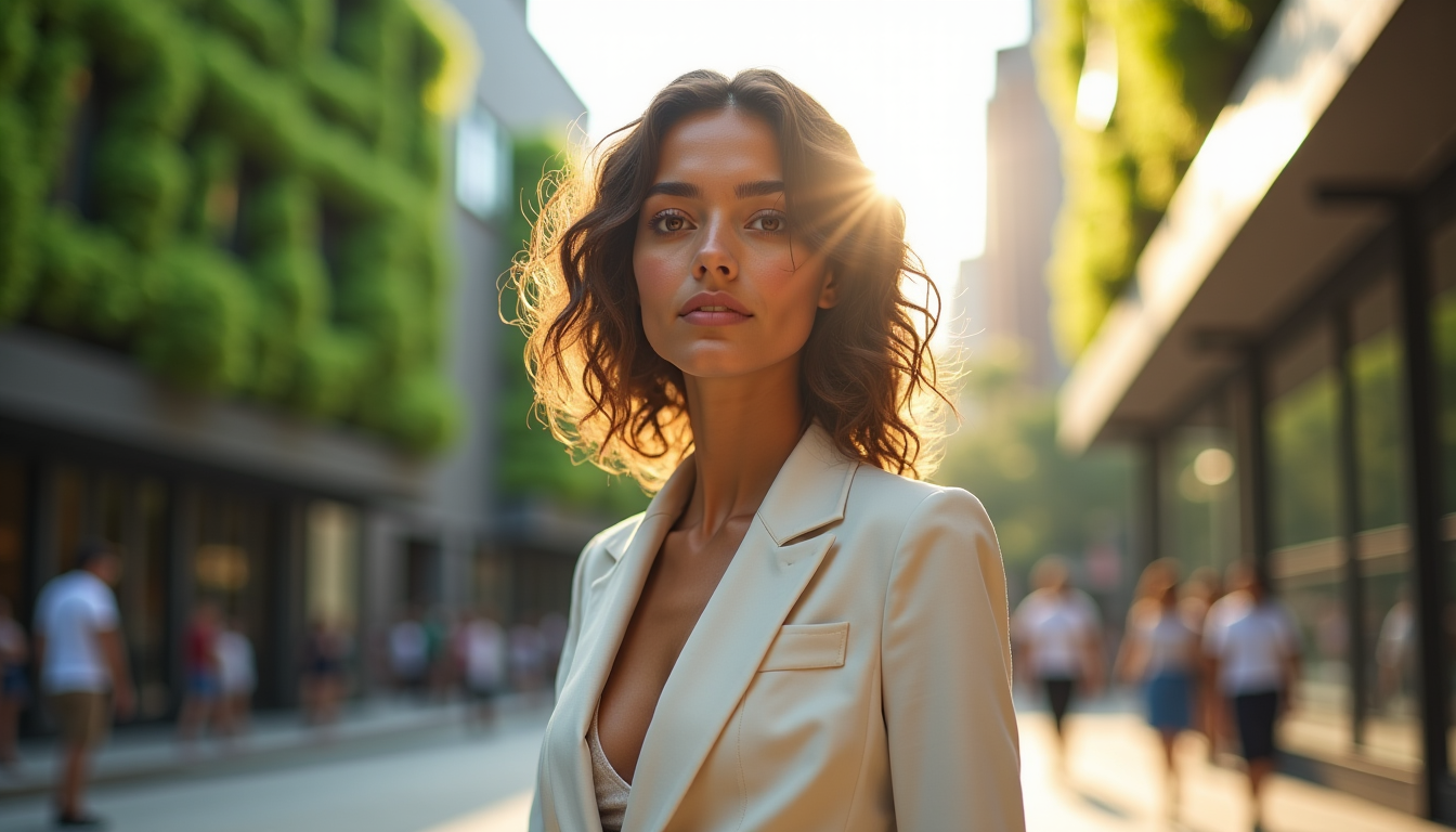 Illustration : contrairement à la fast fashion qui promeut le — beauté et éthique : le dilemme de la mode responsable