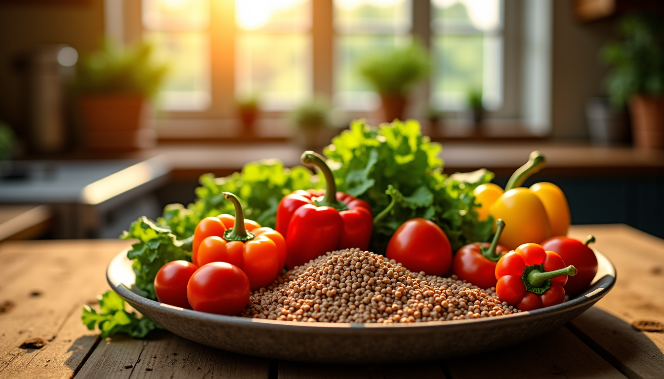 améliorez votre bien-être avec une alimentation équilibrée — es et végétales pour un apport varié en