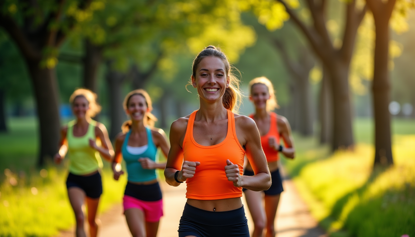 Illustration : de plus, l'activité physique régulière est associée à — sport et santé : l'équilibre essentiel pour une vie active