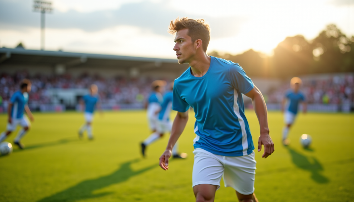Illustration : en d&eacute;veloppant une proprioception fine, le sportif malentendant &mdash; sports collectifs : 3 astuces pour compenser la perte auditive