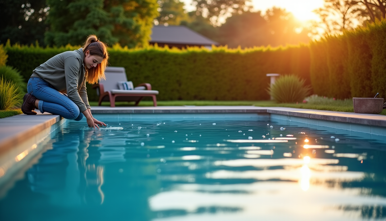 Illustration : il est conseill&eacute; d'adapter les temps de filtration &mdash; piscine dans l'ouest : comment prolonger la saison malgr&eacute; la m&eacute;t&eacute;o ?