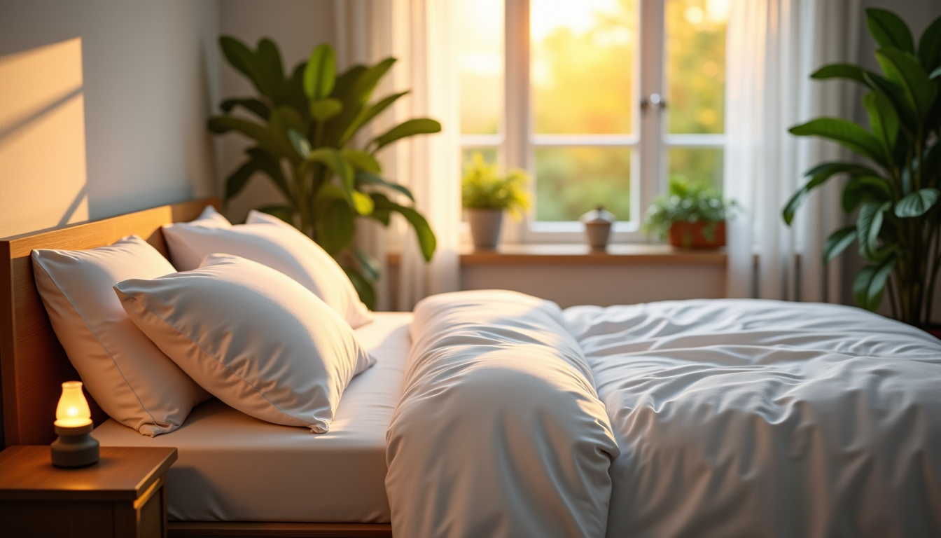 Illustration : un sommeil plus profond. votre vitalité quotidienne dépend — 7 astuces pour améliorer votre bien-être quotidien