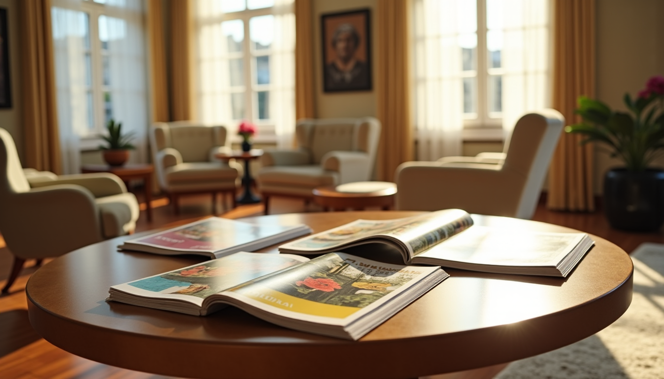 Illustration : une bonne gestion implique une routine simple mais &mdash; magazines en salle d'attente d'h&ocirc;tel : soignez l'accueil de vos clients d&egrave;s l'arriv&eacute;e