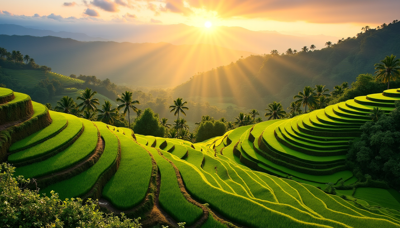 explorez le charme discret des rizières de bali — « les rizières de jatiluwih ne sont pas