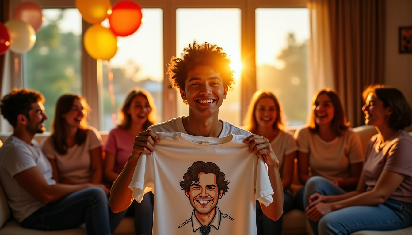 t-shirt personnalisé humour : comment (et pourquoi) l'offrir pour une occasion spéciale — c une touche d'humour bien placée, ou des