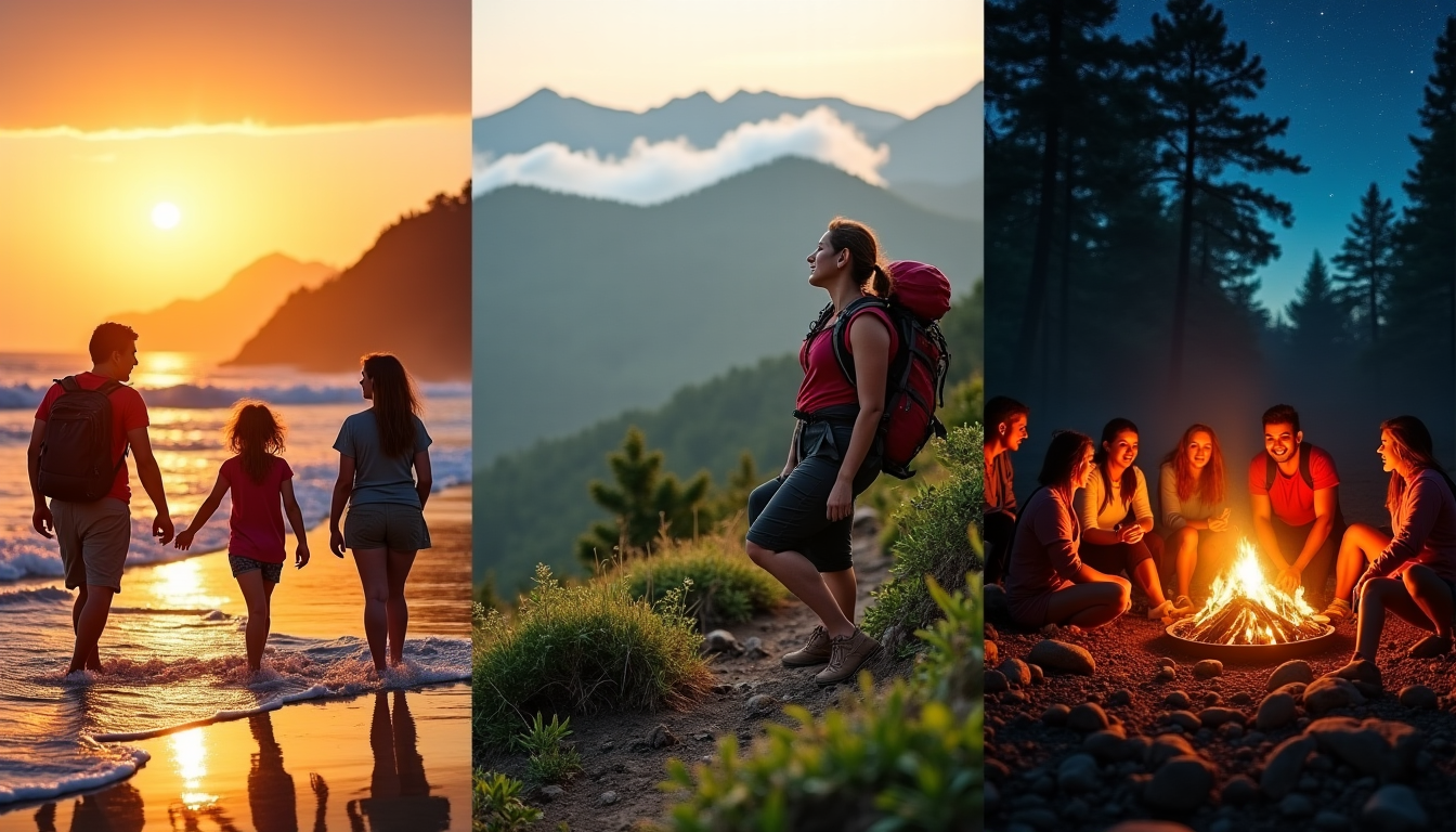 inspiration et conseils pour vos voyages — par exemple, un voyage en famille n'aura pas