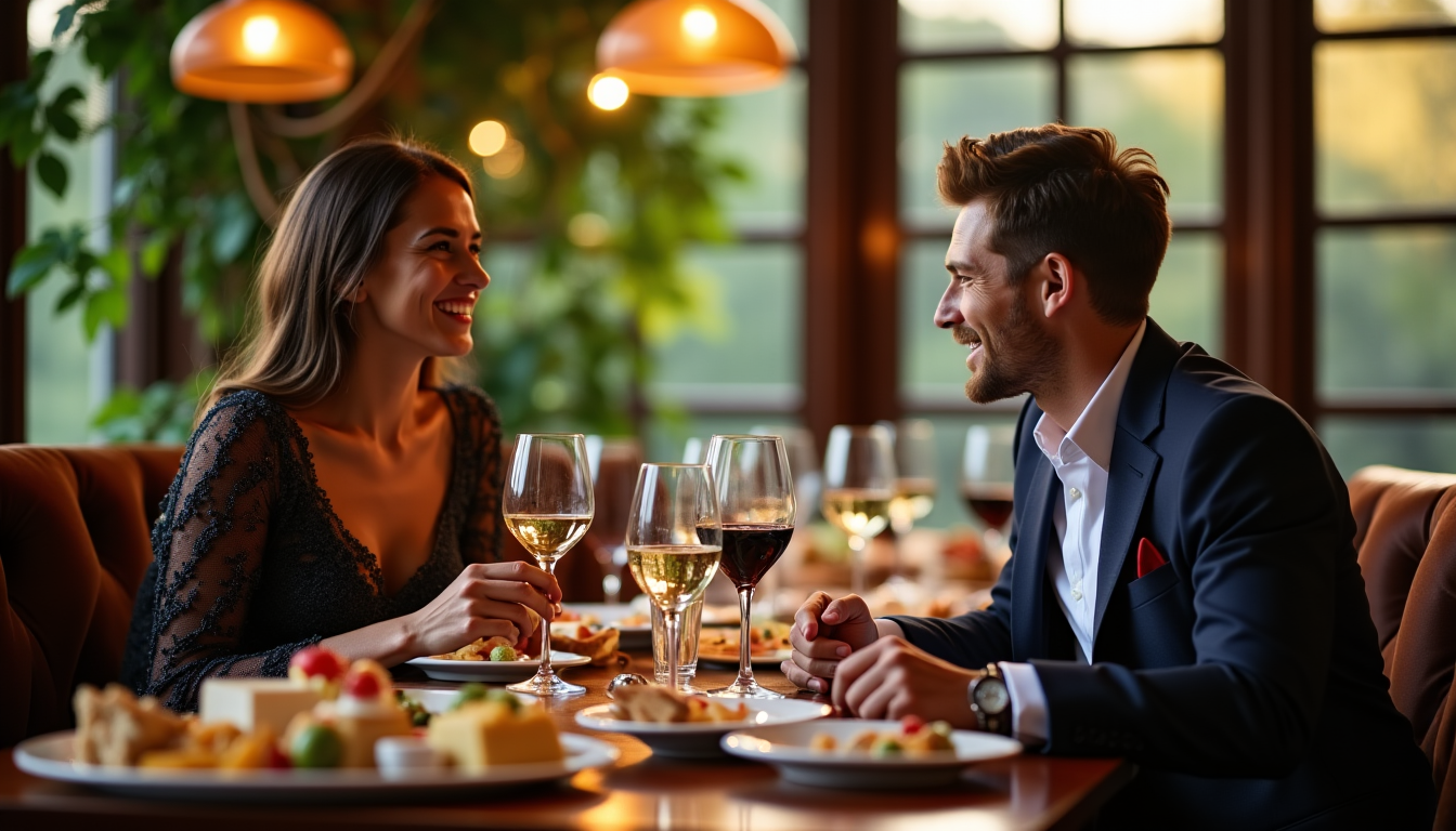 Illustration : le plaisir de la dégustation est avant tout — secrets révélés sur l'art de marier plats et vins