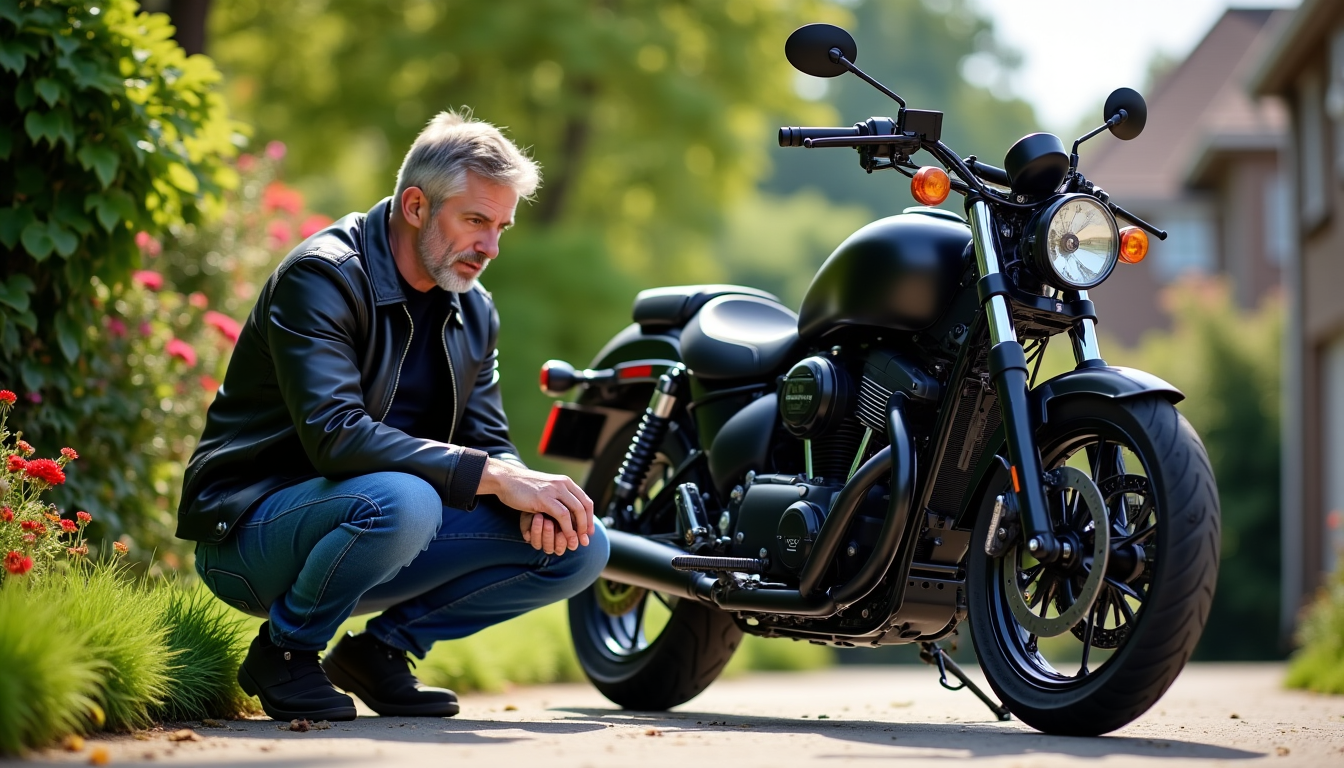 Illustration : es autres usagers. un contrôle visuel rapide avant — entretenir sa moto pour éviter les pannes coûteuses ?