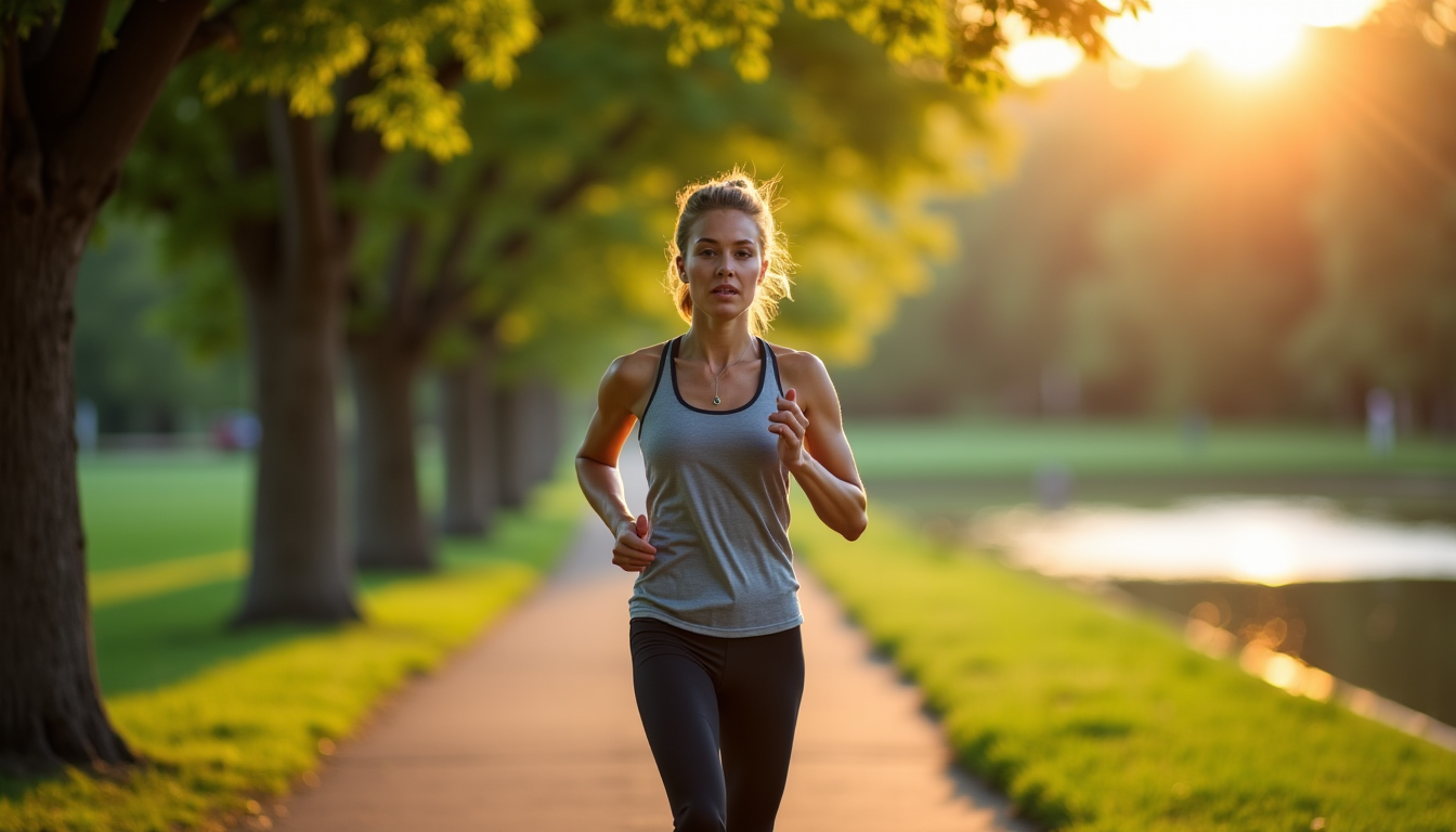 Illustration : au-delà des bénéfices physiologiques, le sport offre une — retrouver un état de calme intérieur dans un quotidien exigeant