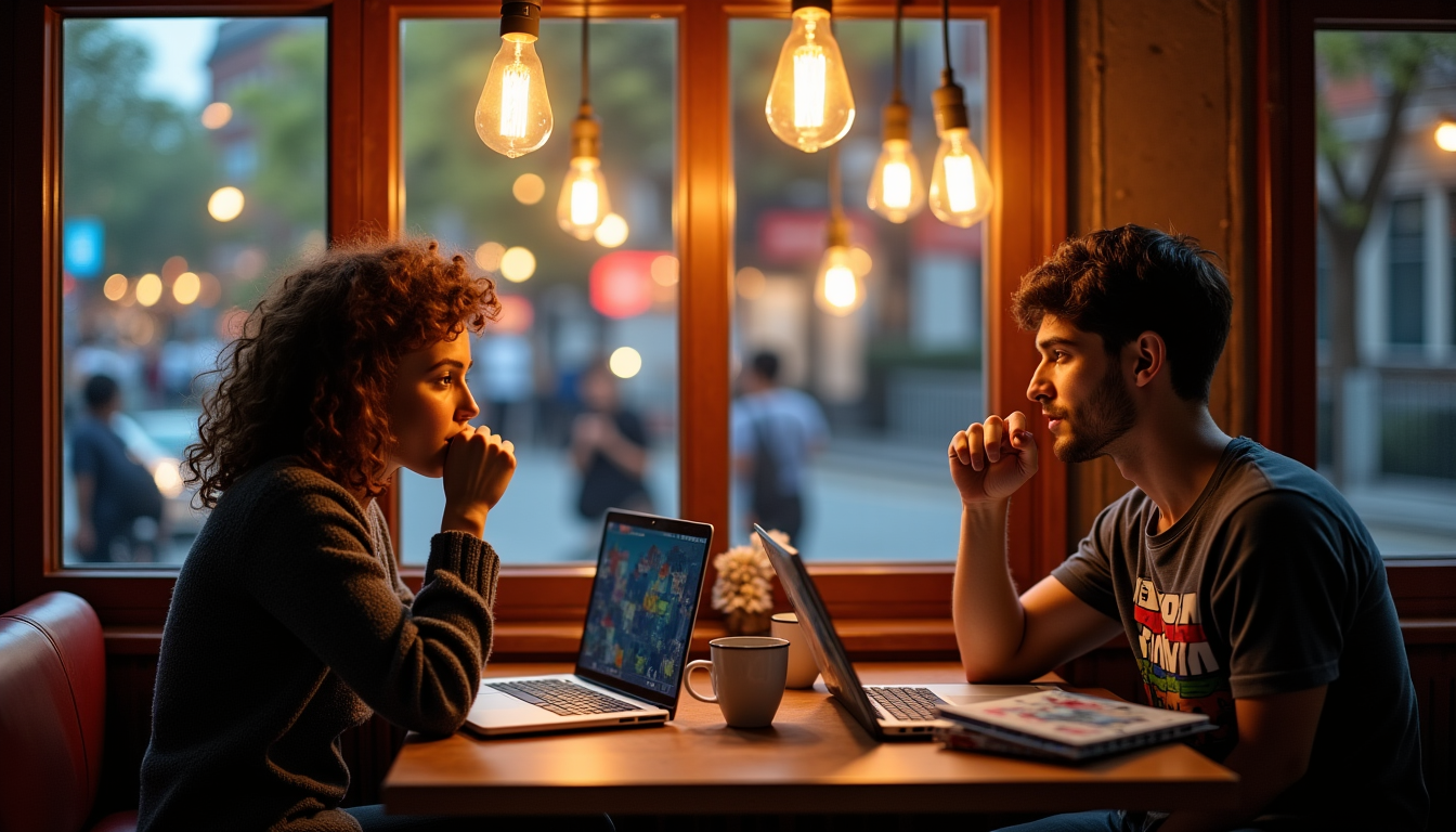 Illustration : cette perspective ouvre la voie à des créations — différences entre jeu compétitif et jeu narratif