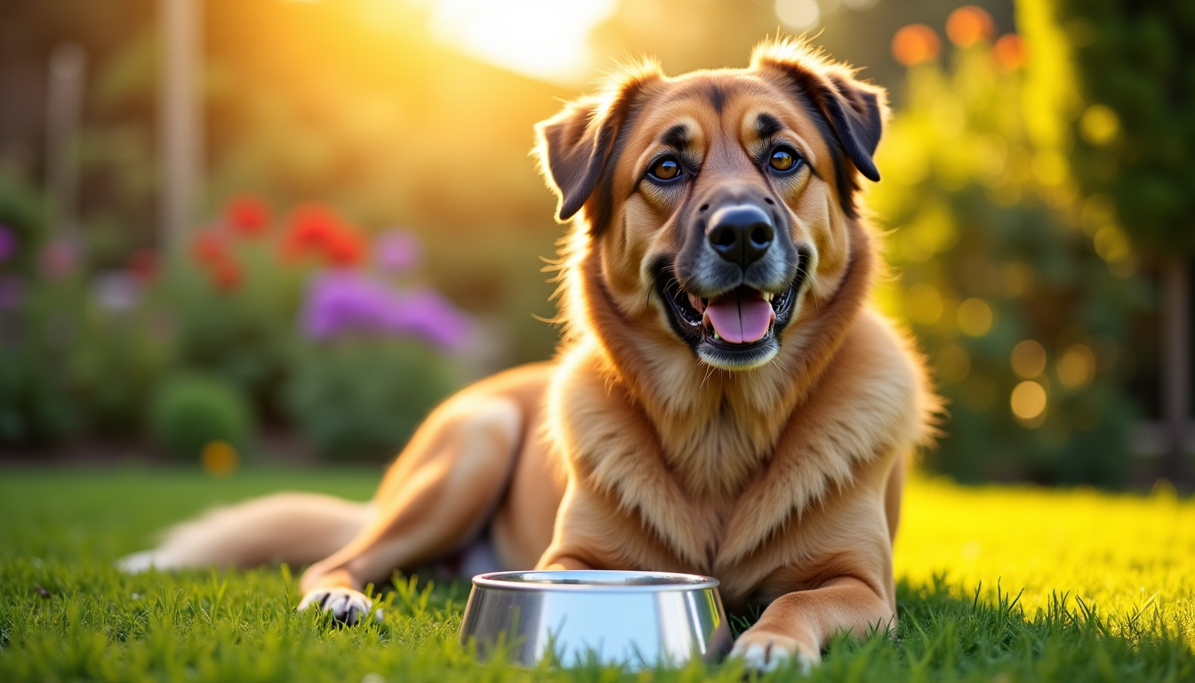 Illustration : ire. ne laissez pas votre chien boire de — alimentation pour un chien grande taille ?