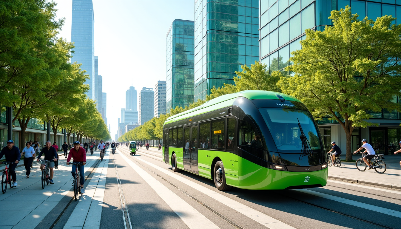 l'avenir du transport urbain se dessine aujourd'hui — la durabilité est au cœur des préoccupations pour