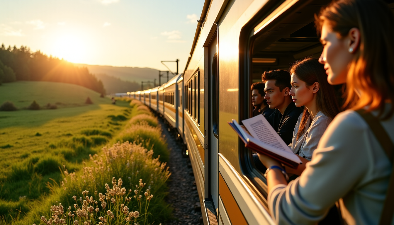 secrets méconnus du voyage écoresponsable en train — "le voyage en train, c'est l'art de prendre