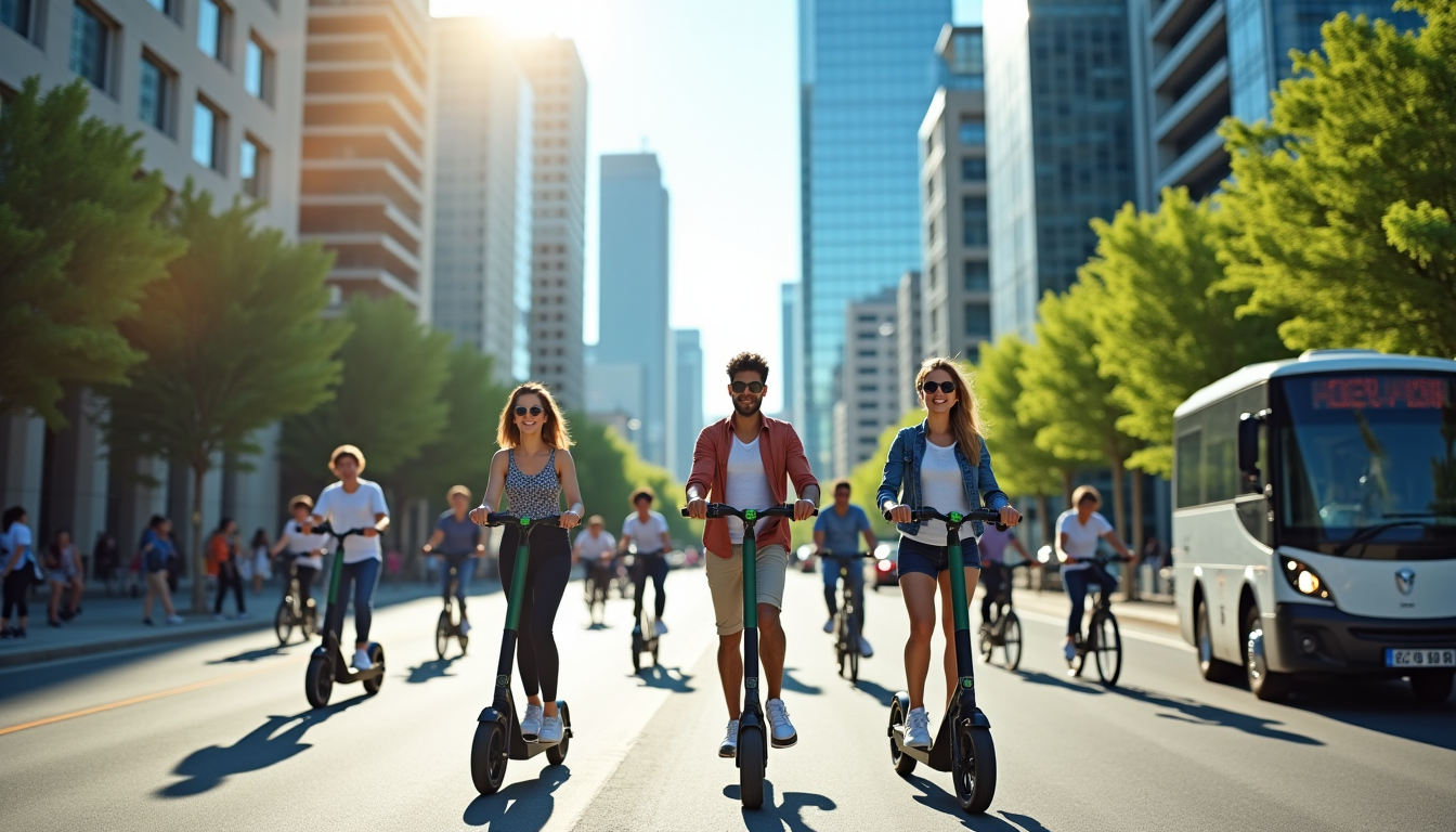 Illustration : ces approches collaboratives sont essentielles pour aborder la — réinventez la mobilité urbaine avec des solutions innovantes