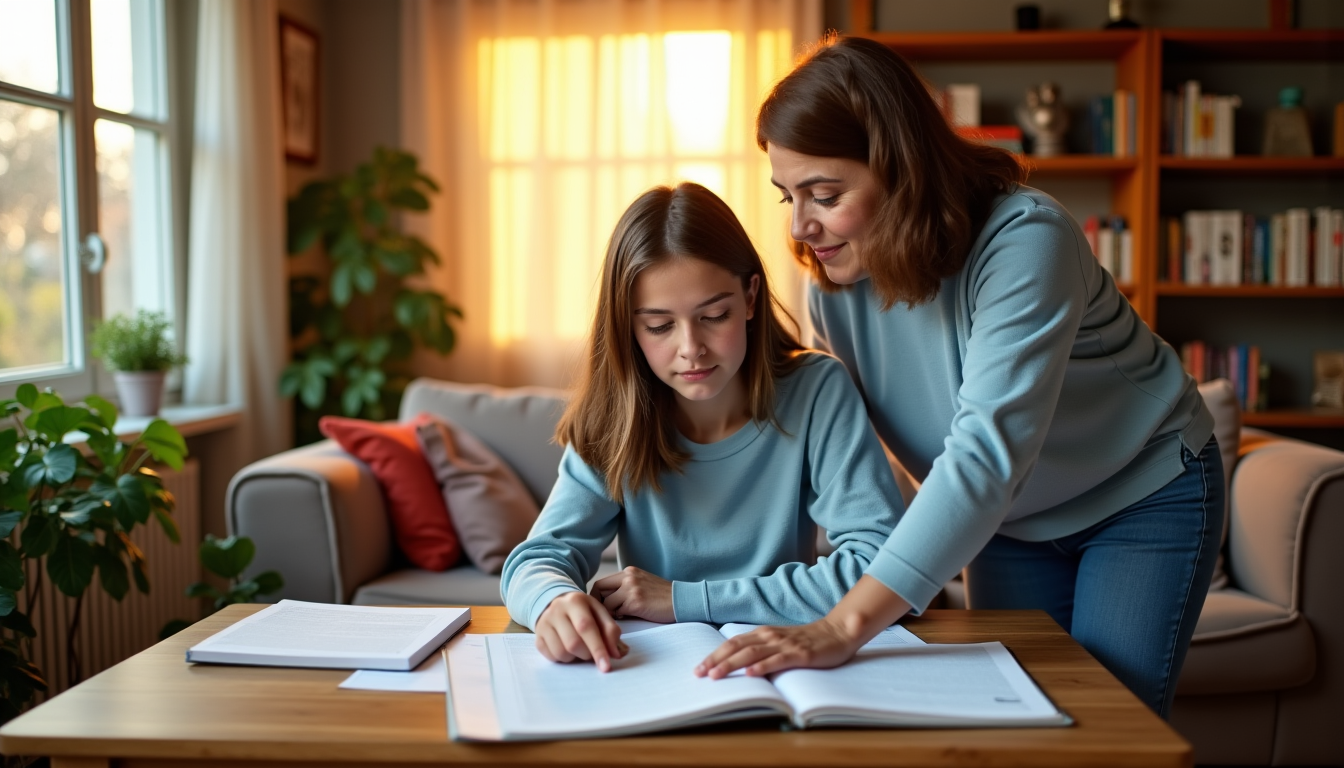 Illustration : adéquation avec le budget familial et la qualité — réussir son année scolaire : l'impact du soutien à domicile sur les résultats