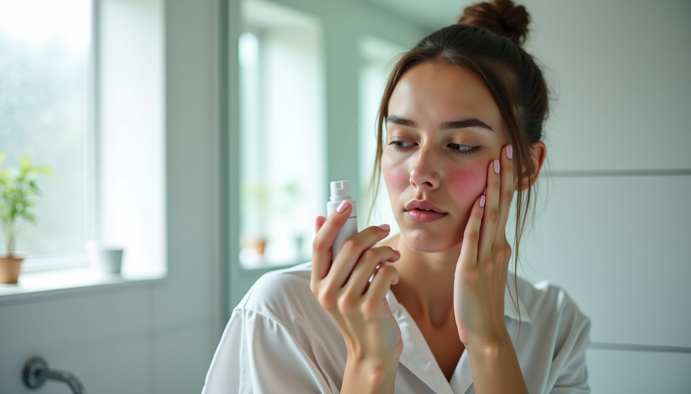 signes que votre peau réagit mal à vos produits — les allergènes les plus courants dans les cosmétiques