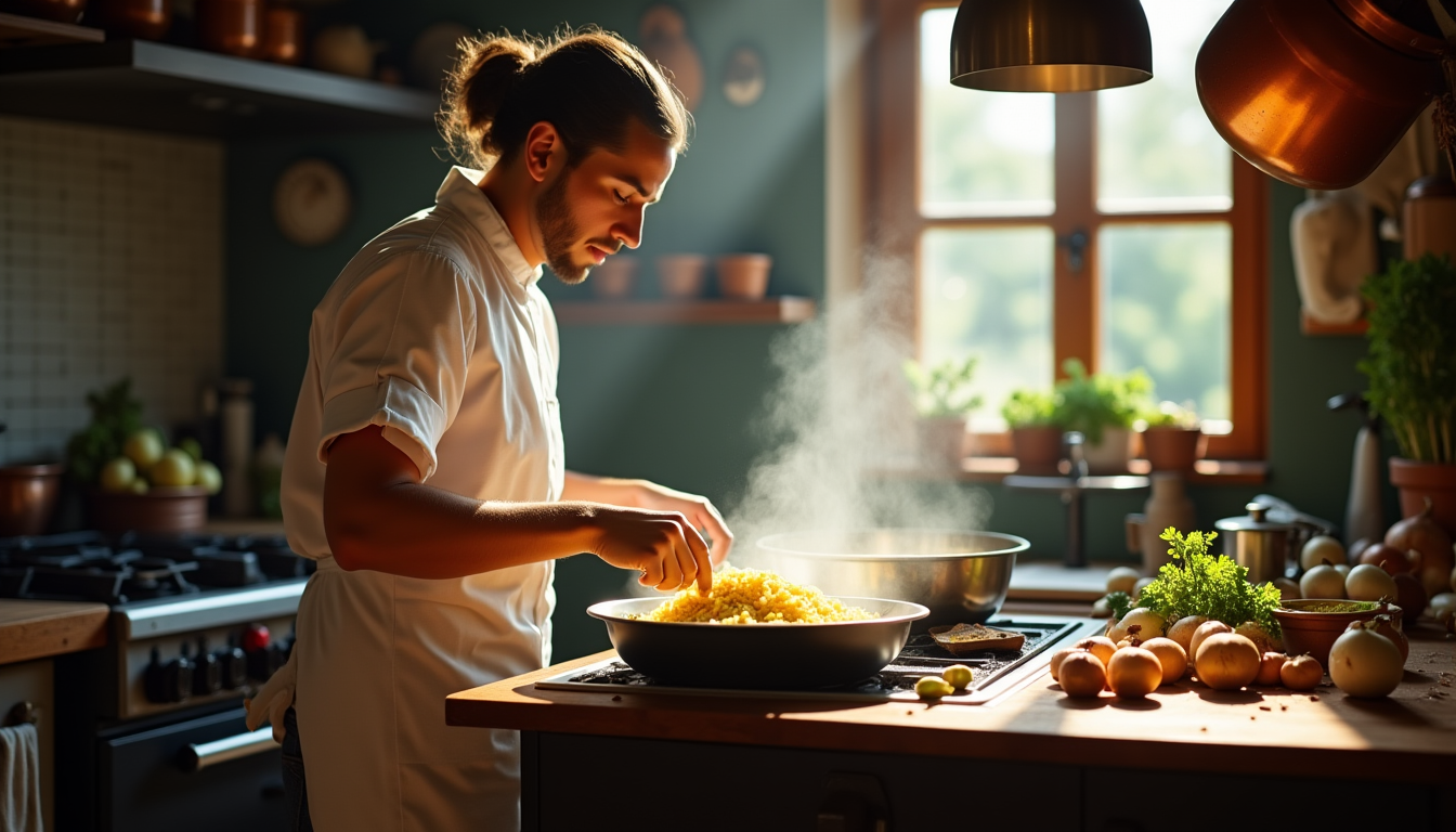 recette du risotto crémeux parfait : technique pour une texture maîtrisée — la préparation d'un risotto est une danse délicate