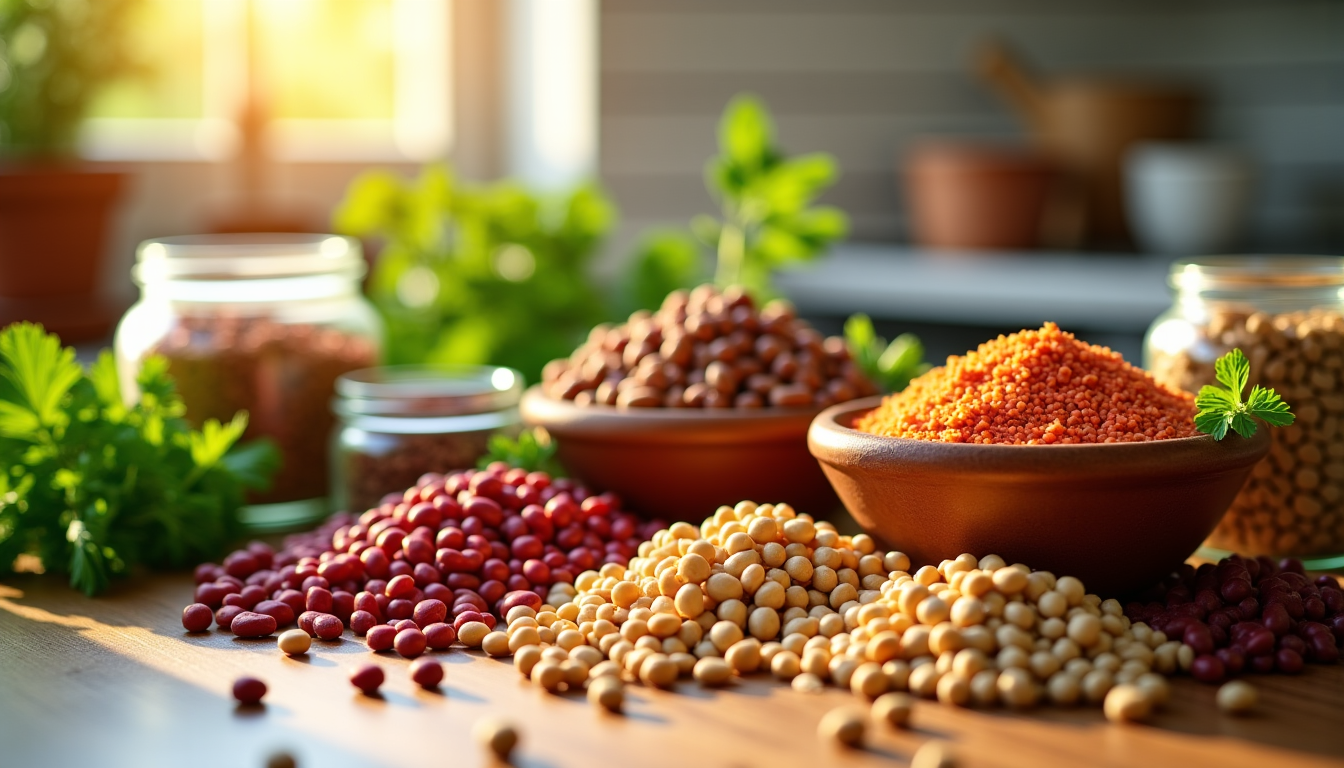 aliments privilégier pour maintenir une énergie stable toute la journée ? — les lentilles, les pois chiches, les haricots rouges