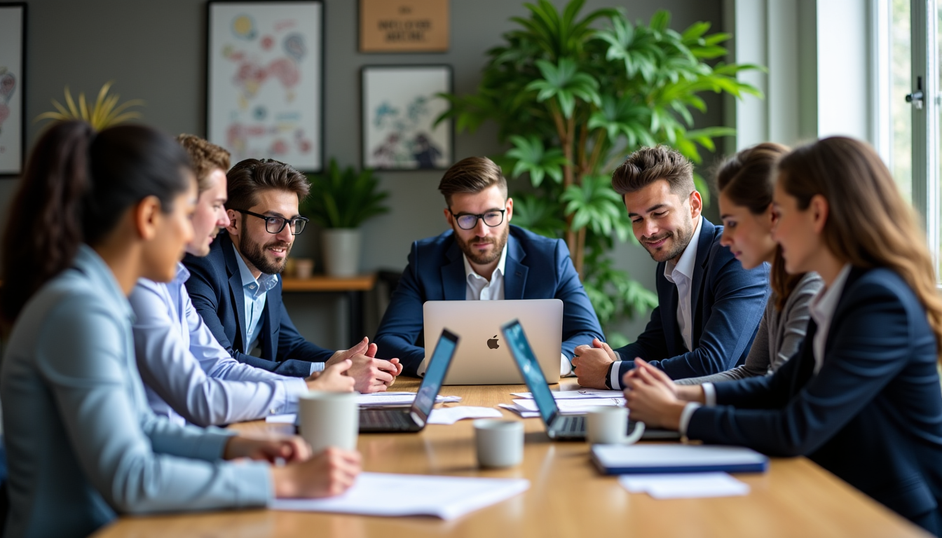 entreprise : structurer ses équipes pour gagner en productivité — ainsi renforcées, conduisant à une plus grande implication