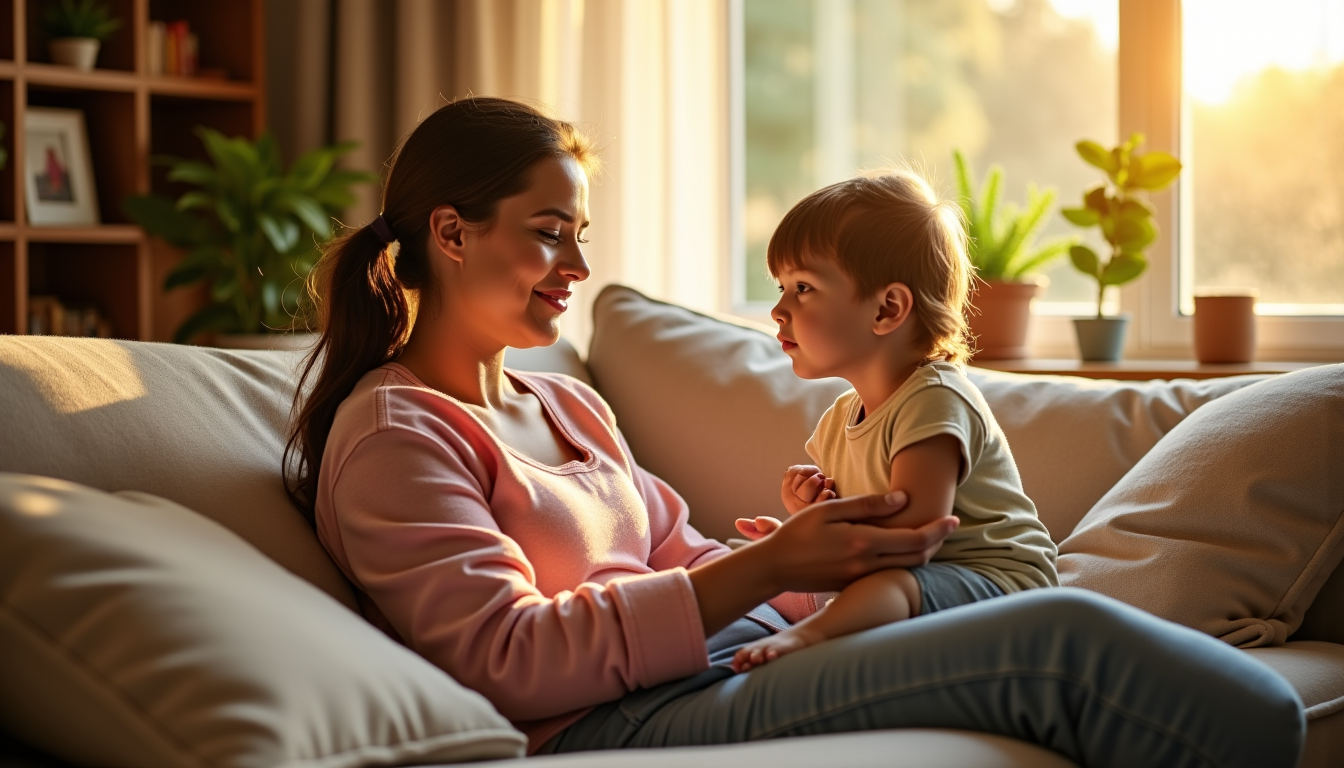 Illustration : minimiser ses sentiments. offrir un espace sécurisant pour — erreurs éducatives qui impactent la relation parent-enfant