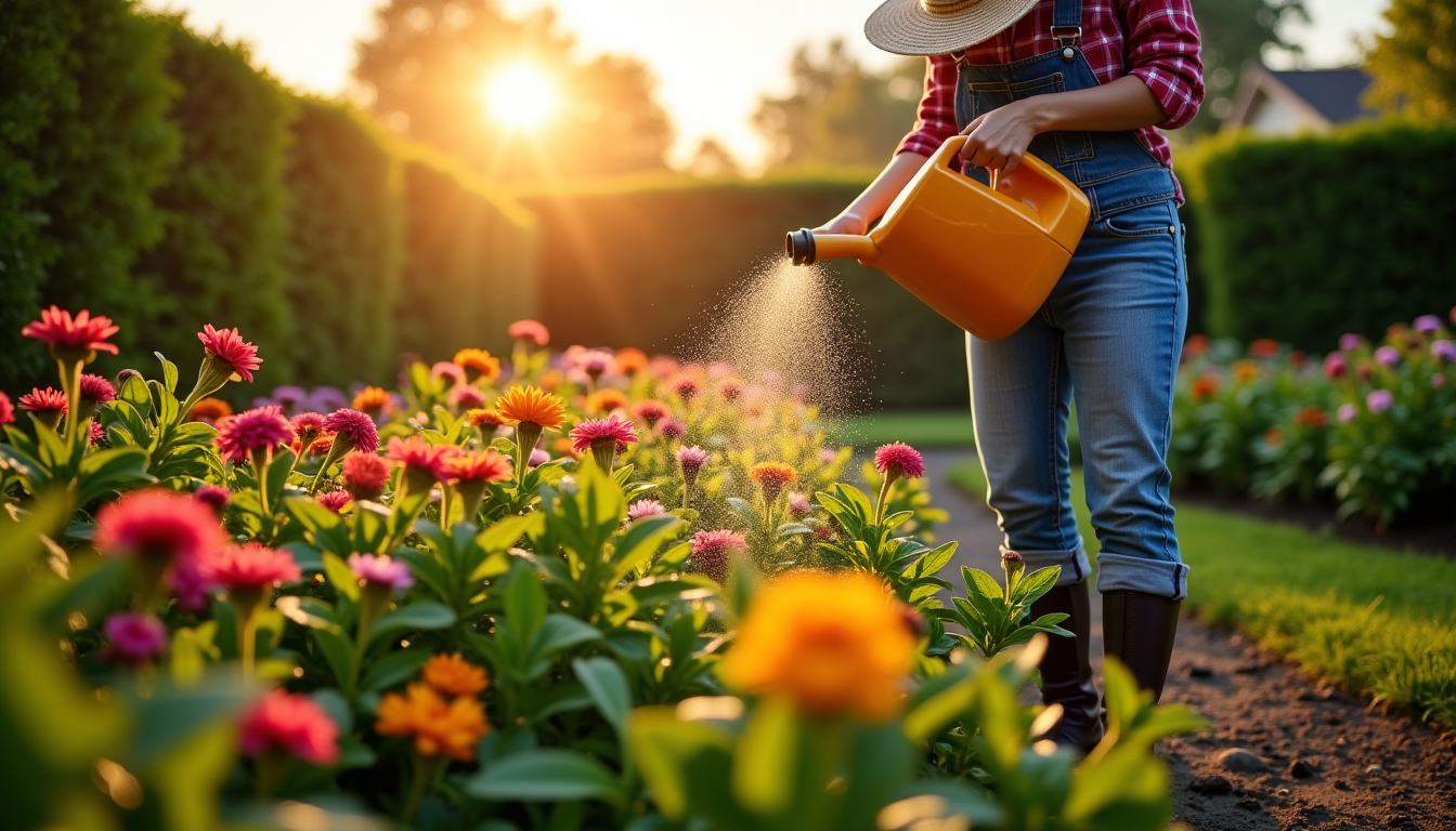 erreurs qui empêchent vos plantes de se développer correctement — le moment de la journée choisi pour arroser
