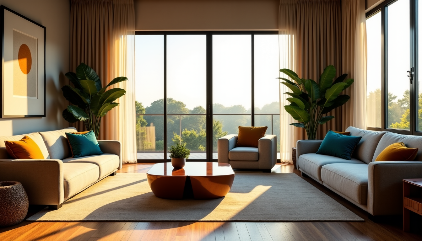 créer une décoration harmonieuse sans surcharger son intérieur — e neutre et des éclats de couleurs crée