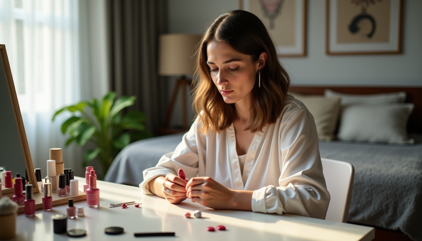 Illustration : m&ecirc;me en suivant les &eacute;tapes, quelques d&eacute;tails peuvent &mdash; poser son vernis semi-permanent soi-m&ecirc;me ? &eacute;tapes, mat&eacute;riel et astuces