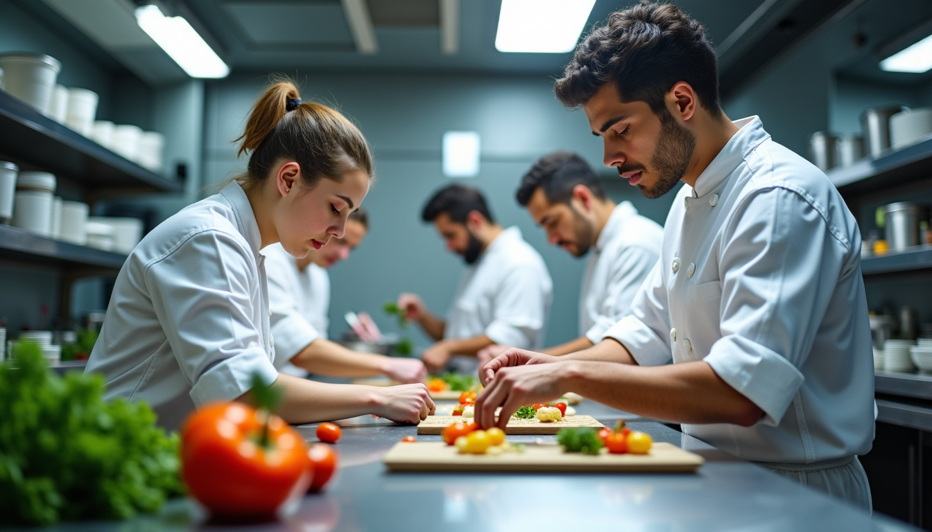 Illustration : l'innovation technologique a profondément transformé les cuisines professionnelles, — secrets de la gastronomie moderne : ce que vous devez savoir
