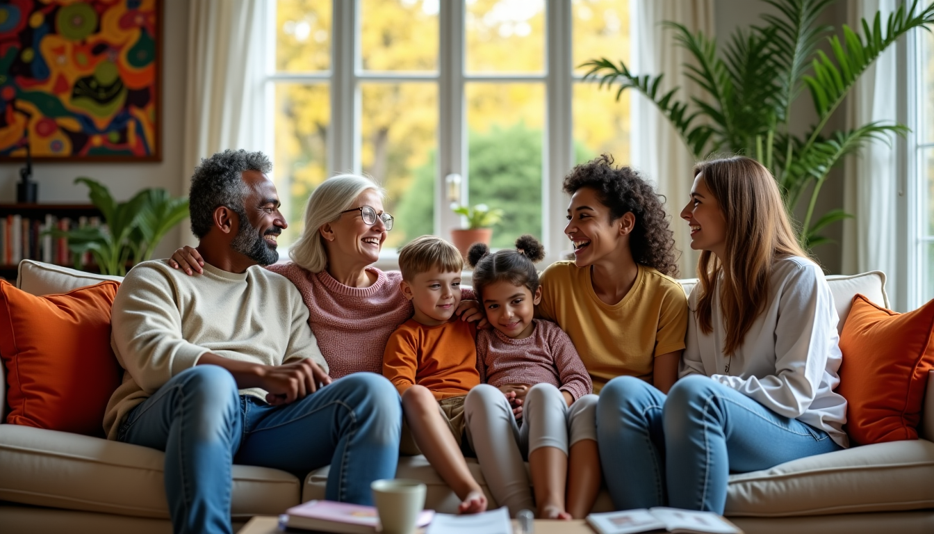 Illustration : cette vision plus souple du cycle familial reflète — la vie de famille évolue-t-elle?