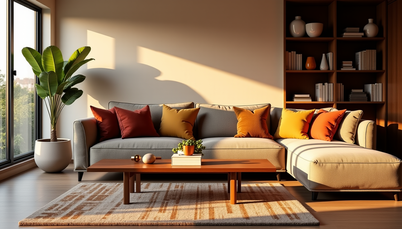 Illustration : ère chaude favorise la détente, tandis qu'une lumière — 7 astuces pour embellir votre intérieur avec style