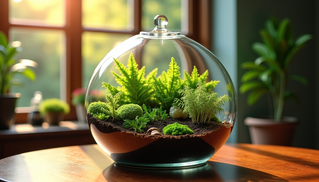 cultivez votre bien-être avec un jardin miniature — pour les terrariums, le choix des plantes dépendra