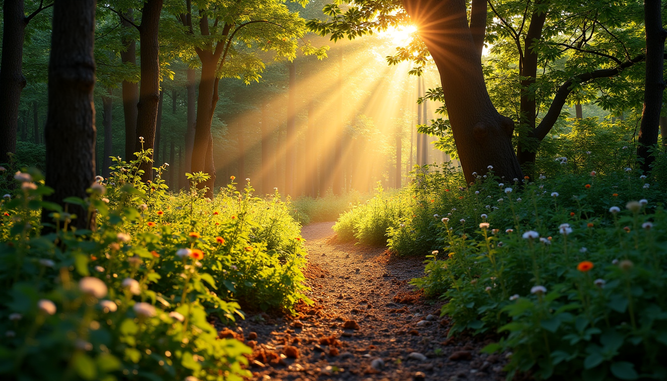 Illustration : la marche en forêt est une forme de — 7 lieux enchanteurs pour raviver votre esprit d'aventure