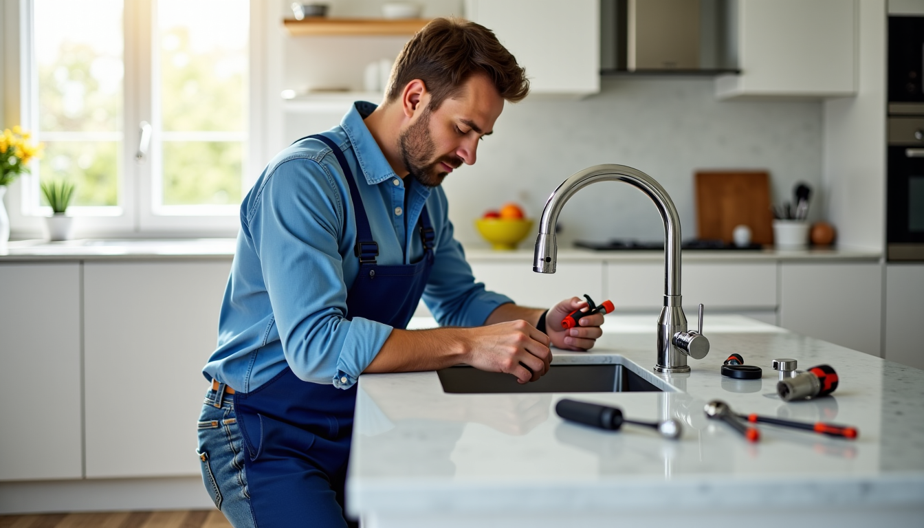 tuto : démonter et réparer un robinet mitigeur de cuisine qui fuit — avant toute intervention, la sécurité est primordiale. il