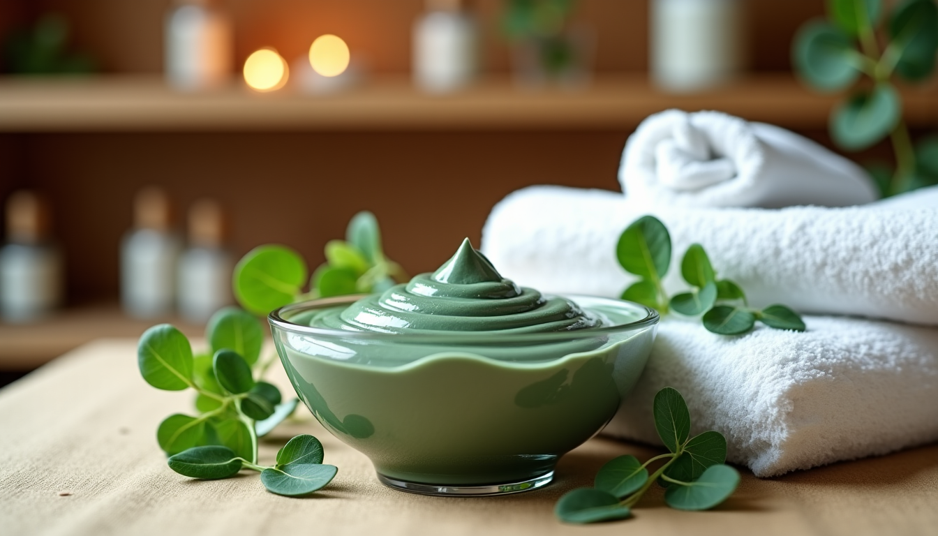 actifs essentiels à intégrer selon vos problèmes cutanés — l'argile verte, connue pour ses propriétés absorbantes et