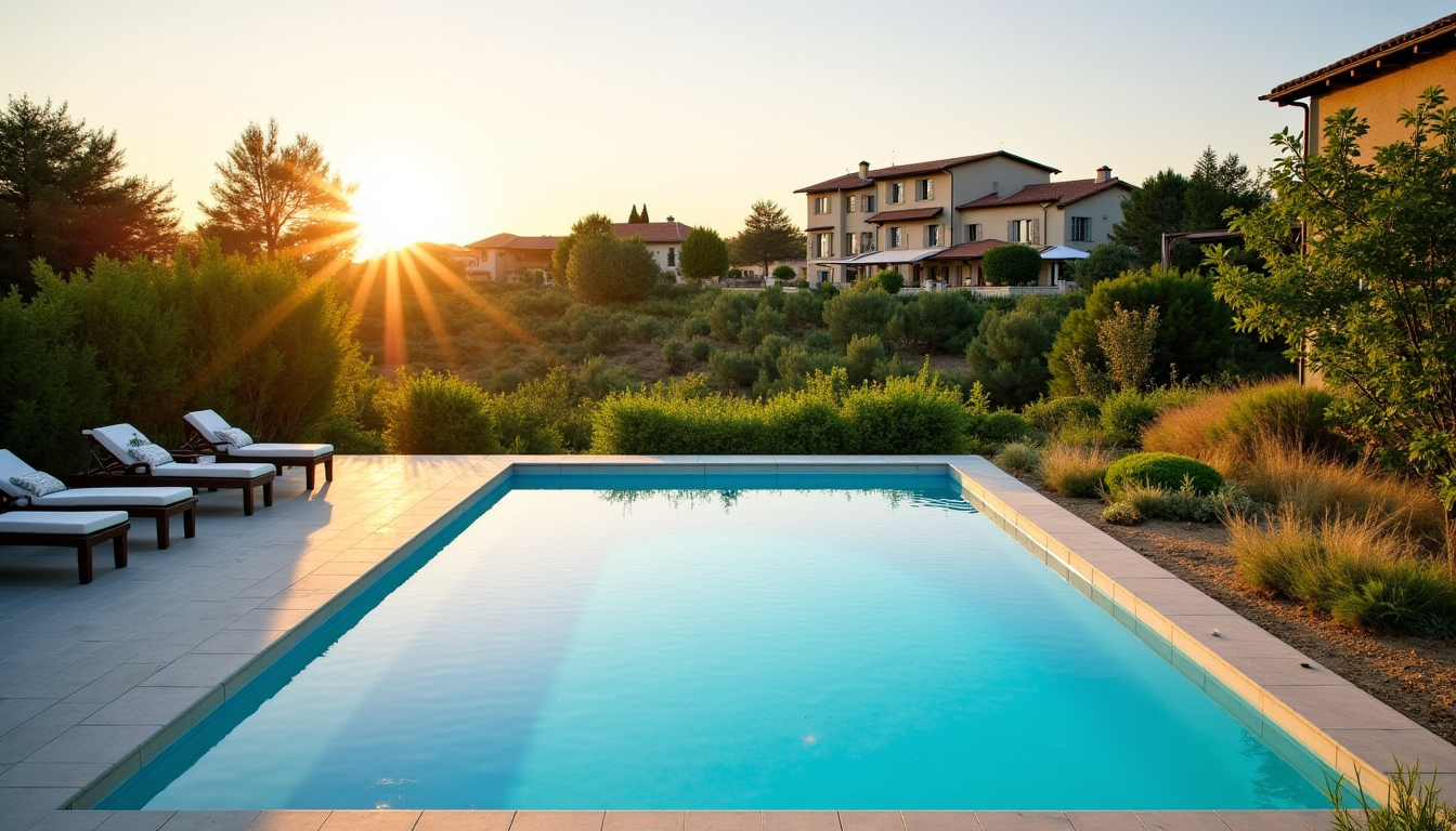 Illustration : que, parfois imposant, doit être pris en compte, — construire une piscine dans l'hérault : conseils et réglementations locales