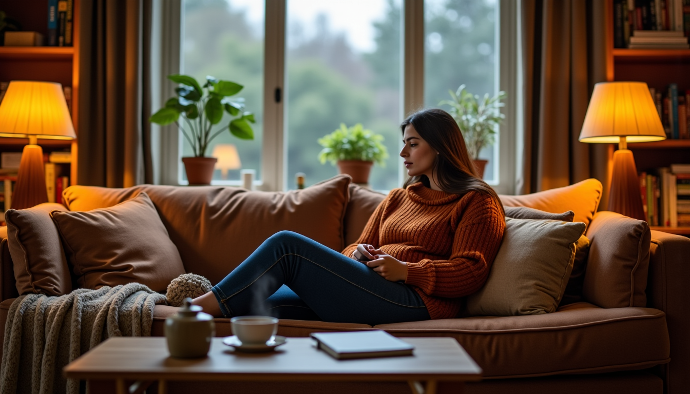 styles de décoration à adopter selon votre personnalité — et pratique. l'ambiance est cosy, apaisante et invite