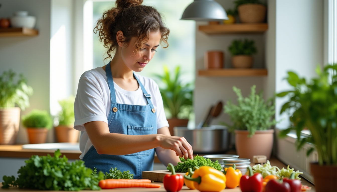 Illustration : le gaspillage alimentaire est un enjeu majeur, tant — 4 astuces pour révolutionner votre cuisine quotidienne