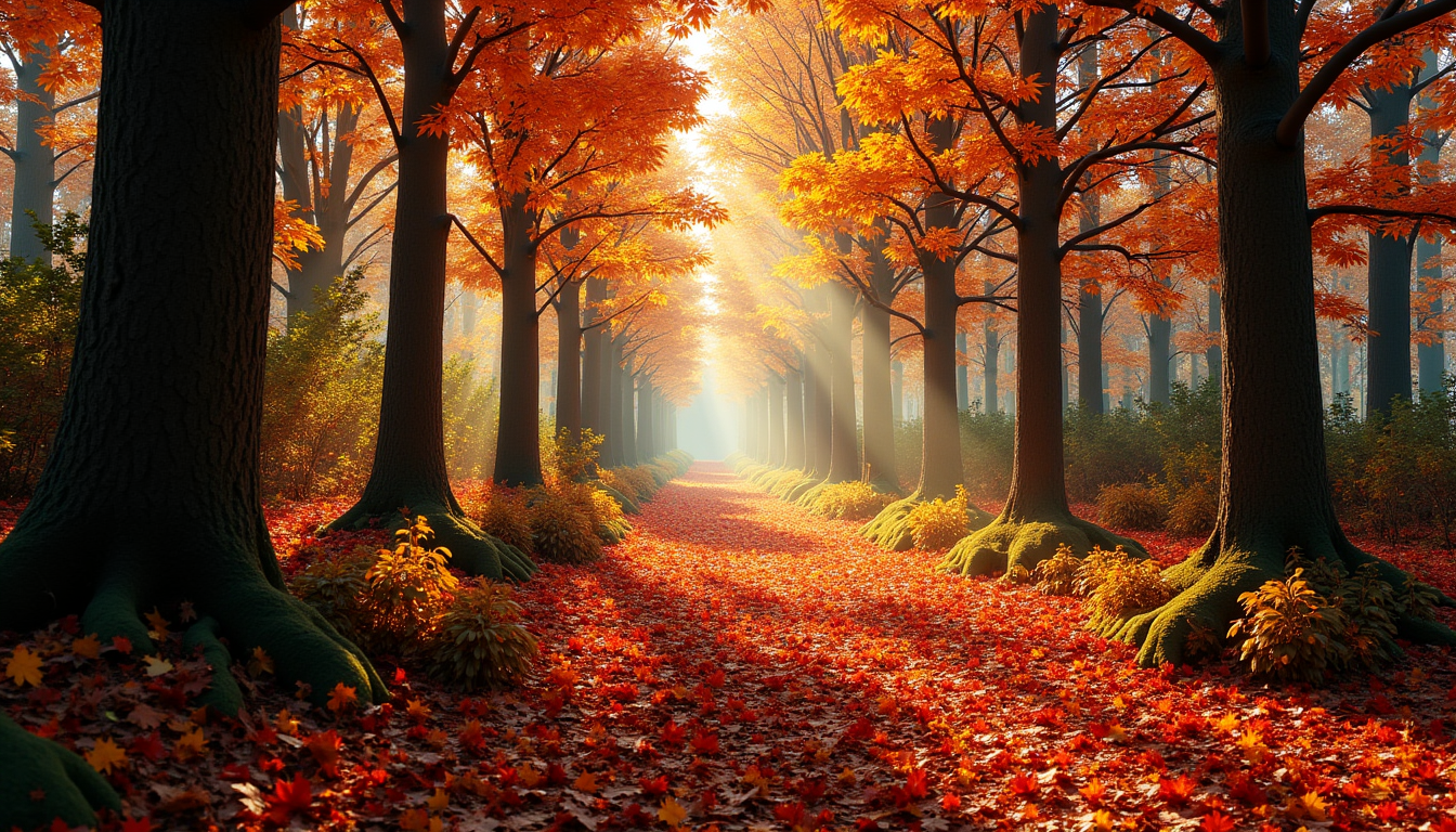 beauté sauvage des forêts françaises en automne — même en corse, l'automne offre un spectacle forestier