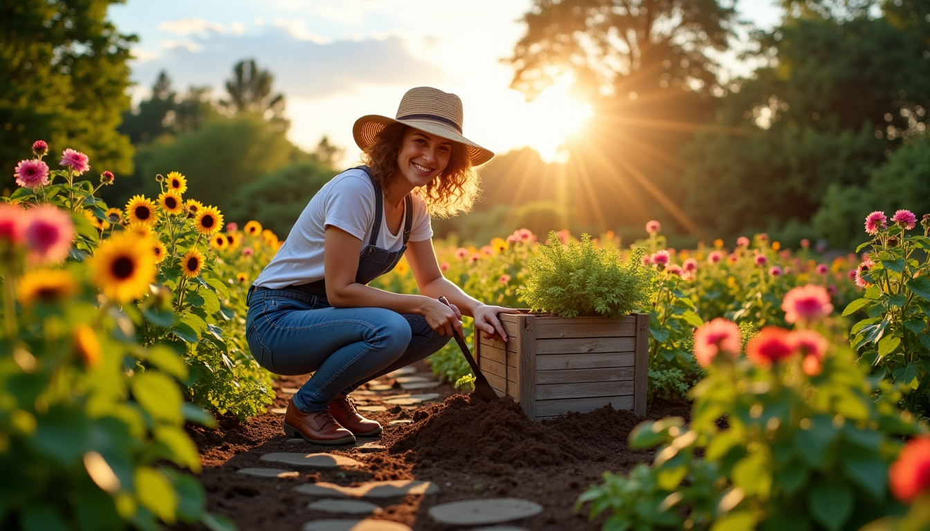 Illustration : t à un cycle de vie vertueux dans — 7 astuces pour un jardin luxuriant et facile à entretenir